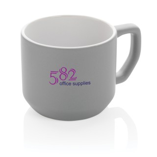 Taza personalizada de cerámica moderna